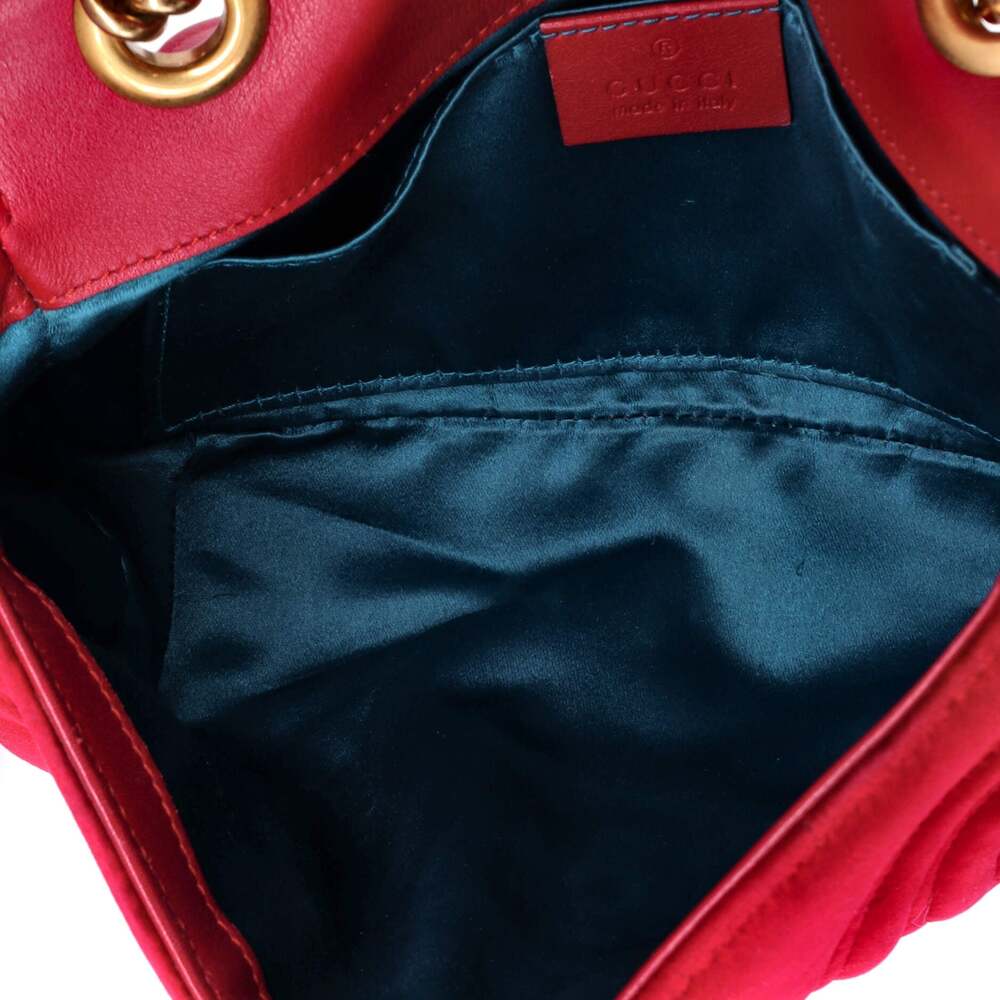 Gucci Gg Marmont Flap Bag Matelasse #244285G93B - Picture 5 of 8